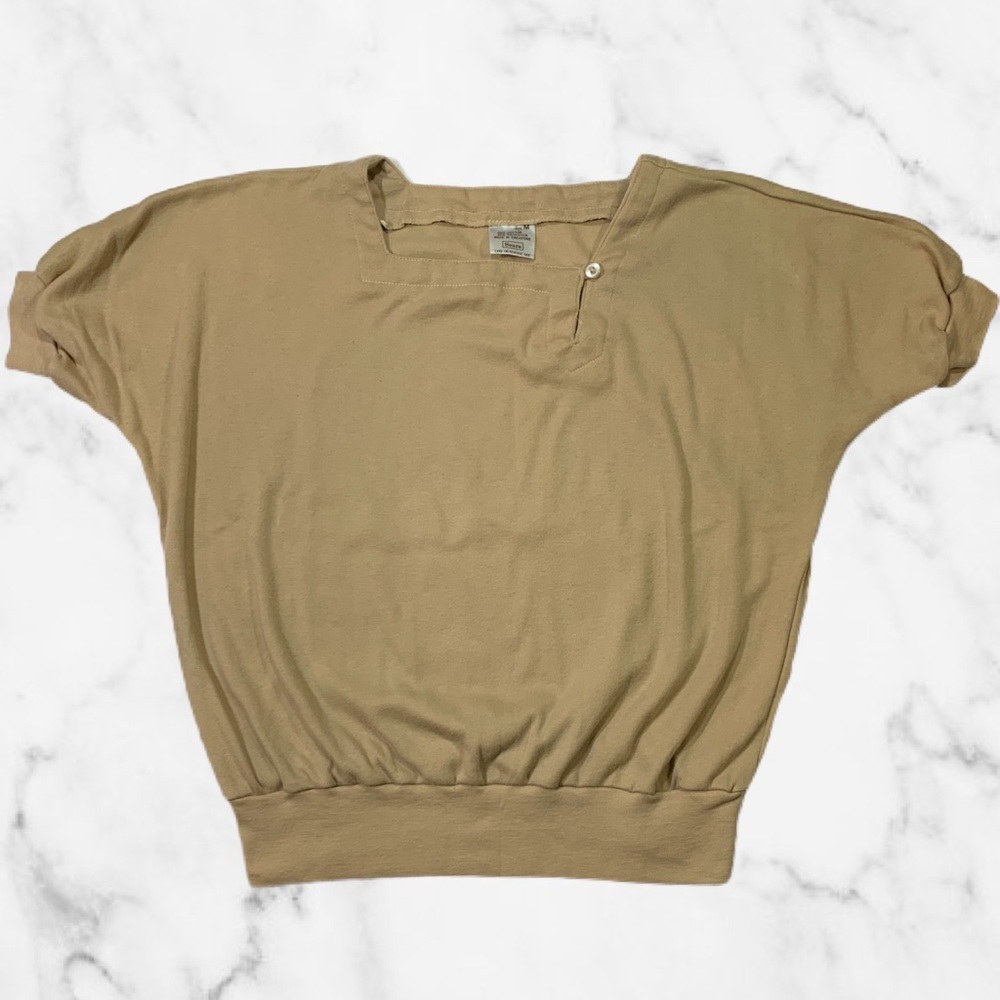 Vintage asymmetrical top by Sears Earth tone chic